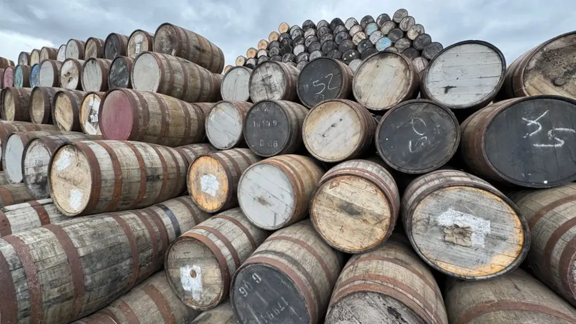 Over a barrel
